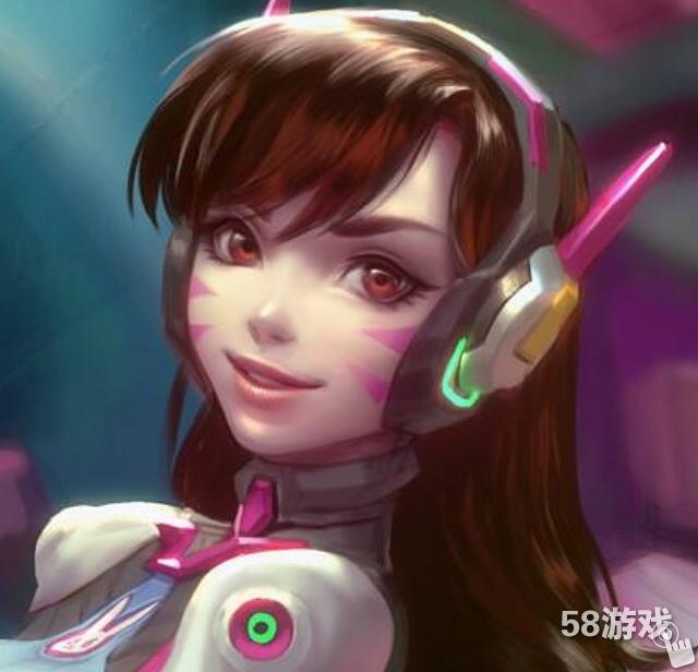 国外萌妹COS守望先锋D.va 相似度超高_58ga