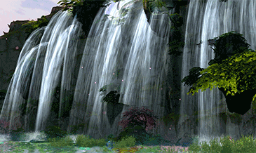 壁纸 风景 旅游 瀑布 山水 桌面 365_218 gif 动态图 动图