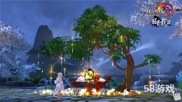 剑网3》全新中秋外观视频首映 月桂树下玉兔相